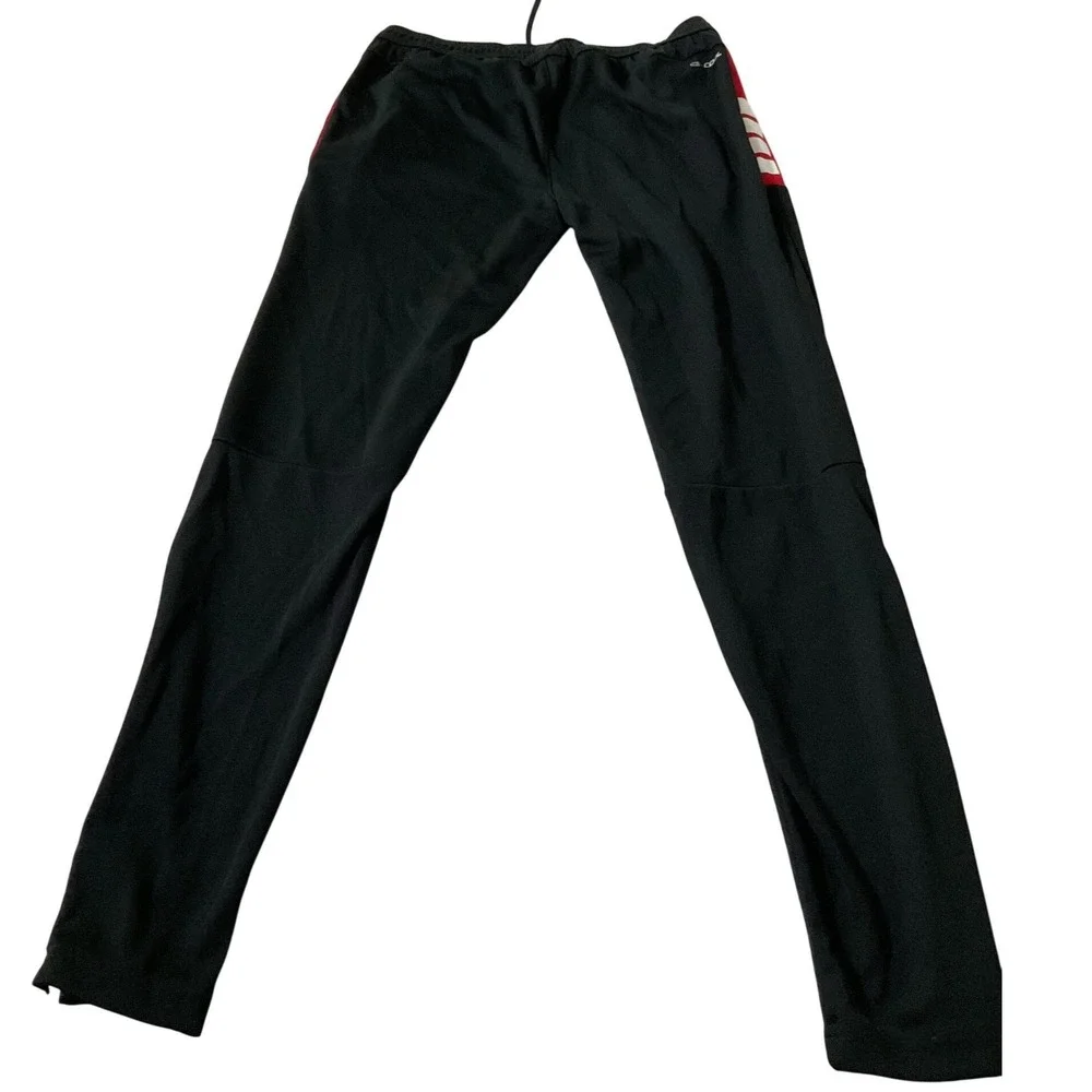 Capelli Sport Mens Soccer Training Pants Black Red White Tapered Joggers Medium